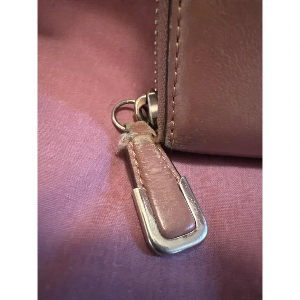 Coach Madison Zip Around Wallet Mauve Pink